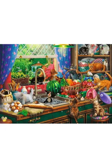 Puzzle 1000 el. Kociaki rozrabiaki Trefl