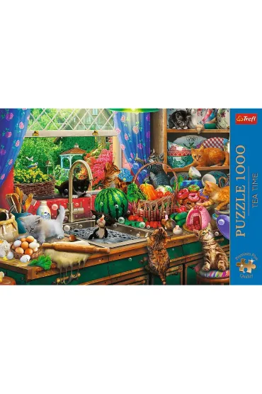 Puzzle 1000 el. Kociaki rozrabiaki Trefl