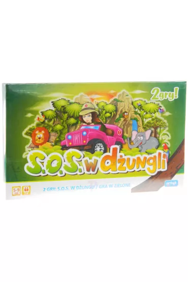 Gra 2w1. S.O.S. w d�ungli, gra w zielone