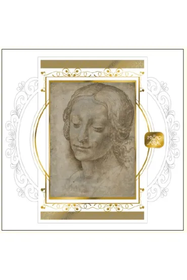 DaVinci Karnet B-2W 515 004 + koperta Szkic kobiety 16x16 cm