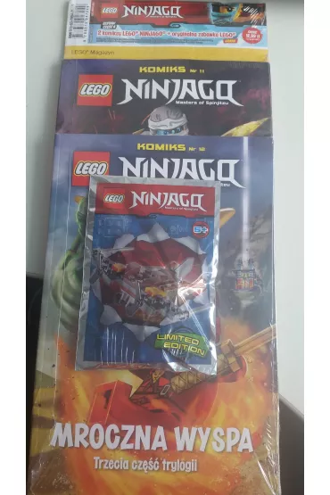 LEGO 2 komiksy + oryginalna zabawka LEGO