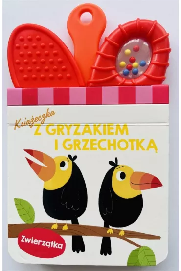 Zwierz�tka. Ksi��eczka z gryzakiem i grzechotk�