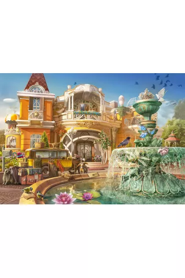 Puzzle 1000 el. Rodzinny dom na Wyspie Orchidei G3