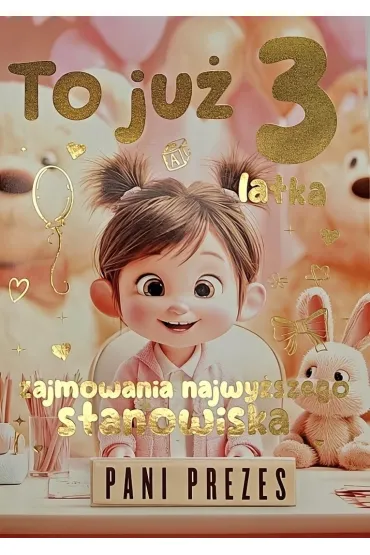 Yeku Karnet 3K Urodziny