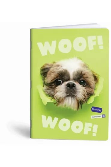 Zeszyt A5/32K kratka Woof mix (10szt) MAR MAR