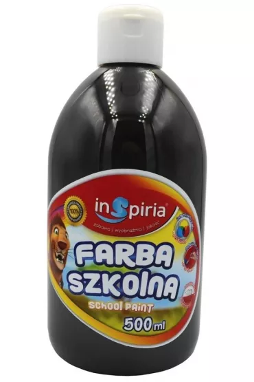 InSpiria Farba szkolna czarna 500 ml