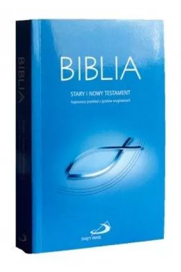 Biblia z rybk� - niebieska z paginat. BR