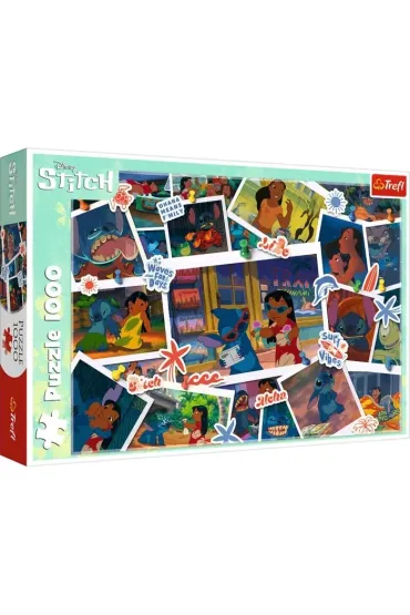 Puzzle 1000 el. Lilo i Stitch S�odkie Wspomnienia Trefl