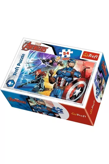 Puzzle mini 54 el. Bohaterowie The Avengers 2 Trefl