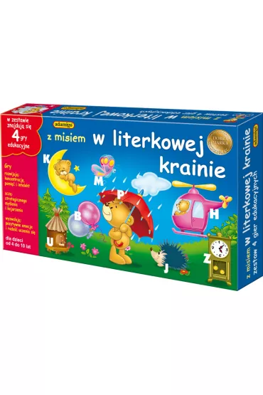 Z misiem w literkowej krainie Adamigo