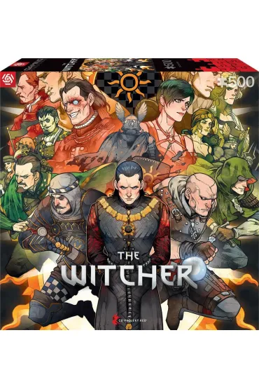 Puzzle 500 el. Gaming: The Witcher Nilfgaard Good Loot