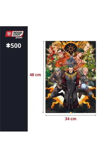 Puzzle 500 el. Gaming: The Witcher Nilfgaard Good Loot