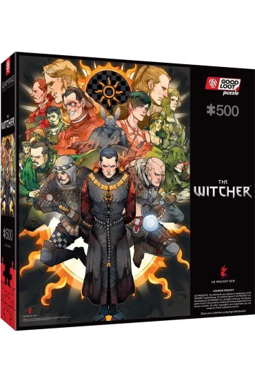 Puzzle 500 el. Gaming: The Witcher Nilfgaard Good Loot