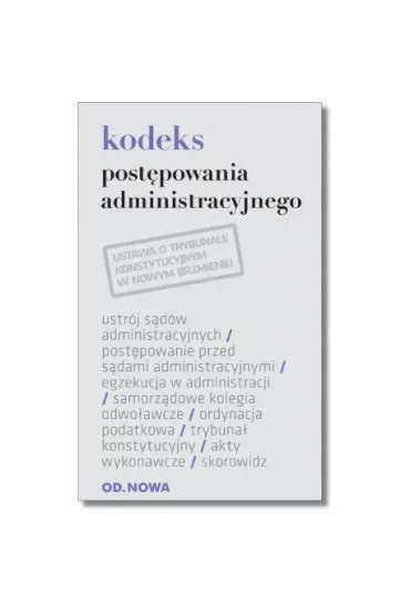 Kodeks post�powania administracyjnego (16.02) - Lech Krzy�anowki