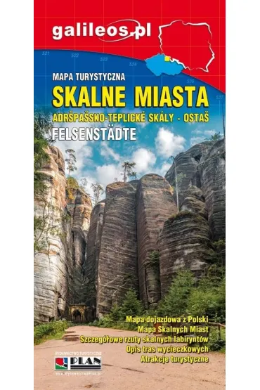 Mapa turystyczna - Skalne Miasta 1:35 000 w.2025