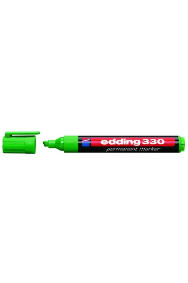Marker pemanentny Edding 330 zielony �ci�ta konc�wka 1-5mm