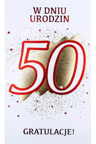 Armin Style Karnet Urodziny 50