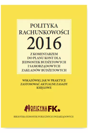 eBook Polityka rachunkowo�ci 2016 z komentarzem pdf - El�bieta G�dzik