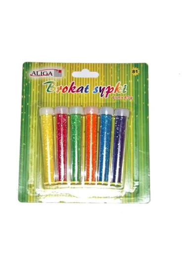 Aliga Brokat sypki bio 6 kolor�w x 4,5g