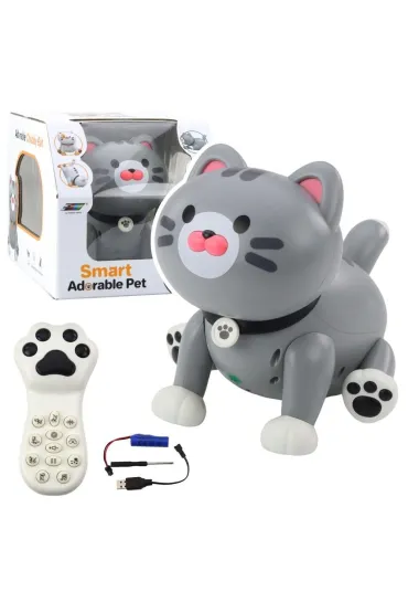 Kotek interaktywny robot zzdalnie sterowany LeanToys