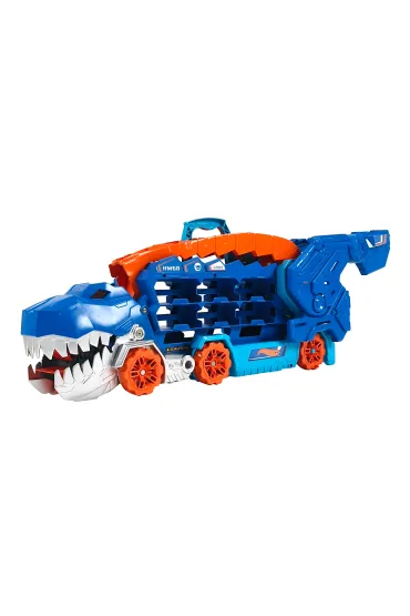 Hot Wheels. City T-Rex Mega Transporter Zestaw HNG50 Mattel