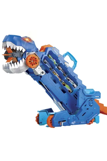 Hot Wheels. City T-Rex Mega Transporter Zestaw HNG50 Mattel