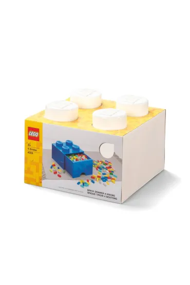 Szuflada klocek LEGO Brick 4 Bia�a