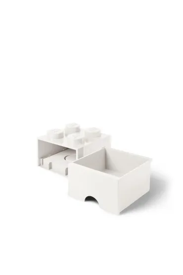 Szuflada klocek LEGO Brick 4 Bia�a