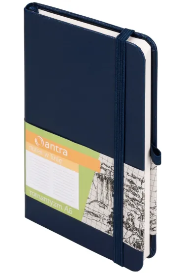 Notesy Antra Notes A6 Romantyzm Granat linia