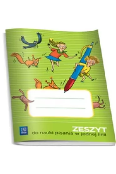Zeszyt do nauki pisania w jednej linii linia 16 kartek