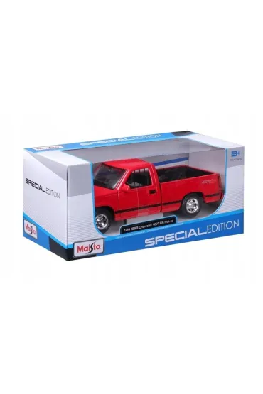 Model 1:24 Chevrolet 454 SS Pick-up 1993 czerwony Maisto