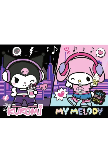 Puzzle 160 el. Kuromi rz�dzi Hello Kitty Trefl
