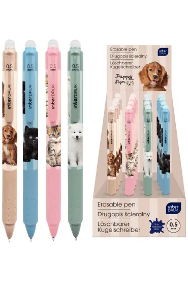 Interdruk D�ugopis automatyczny �cieralny z gripem Puppy Sign