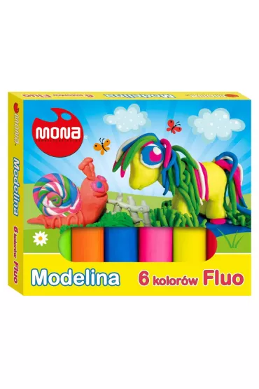 Mona Modelina fluorescencyjna 6 kolor�w