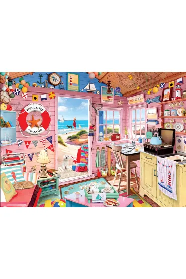 Puzzle 1000 el. Beach Cottage Eurographics