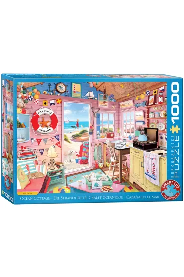 Puzzle 1000 el. Beach Cottage Eurographics