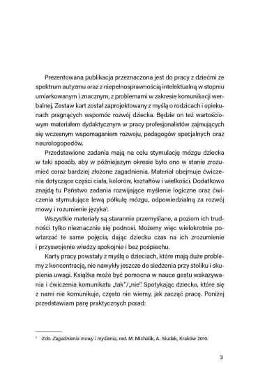 Bardzo proste karty pracy dla os�b ze spektrum autyzmu oraz niepe�nosprawno�ci� intelektualn� w stopniu umiarkowanym i znacznym - Dorota  Malecha