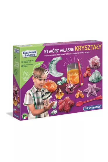 Naukowa zabawa. Stwrz wasne krysztay Clementoni