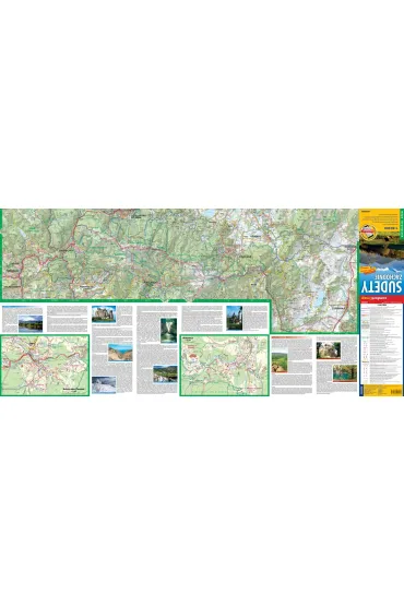 Sudety Zachodnie mapa turystyczna 1:60 000 laminat 2025
