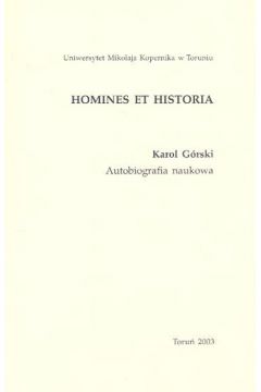 Autobiografia naukowa - G�rski Karol - Karol G�rski