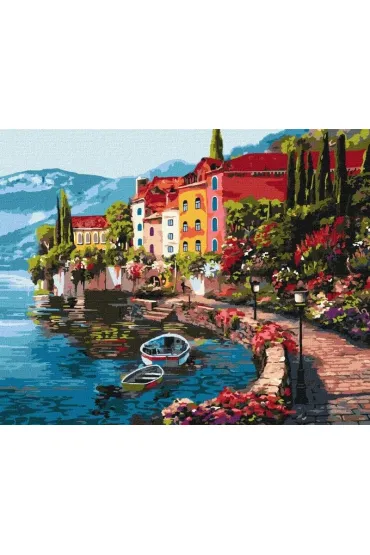 Ideyka Malowanie po numerach - Poranek nad jeziorem 2 40x50cm
