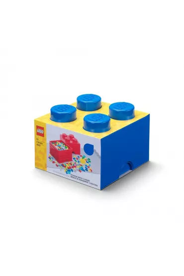 Pojemnik klocek LEGO Brick 4 Niebieski