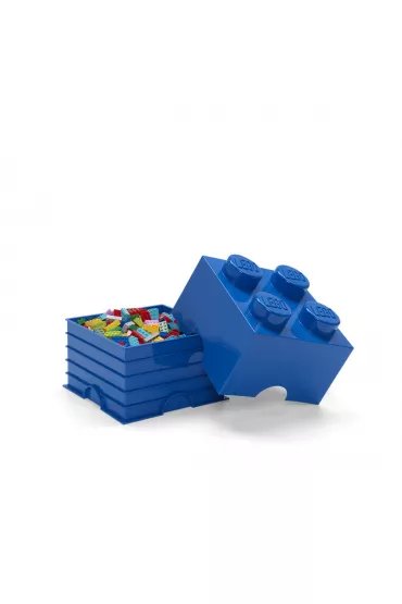 Pojemnik klocek LEGO Brick 4 Niebieski