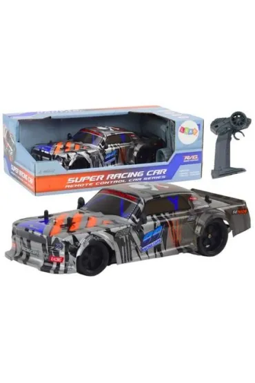 Auto R/C 1:18 sportowe szare LeanToys