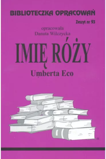 Imi� R�y. Biblioteczka opracowa�. Zeszyt nr 93 - Danuta Wilczycka