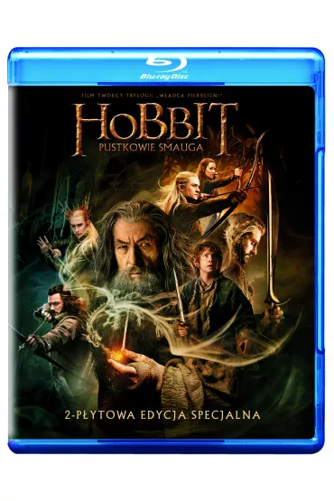 Hobbit: Pustkowie Smauga (2BD) - Ian McKellen, Martin Freeman, Richard Armitage, Peter Jackson