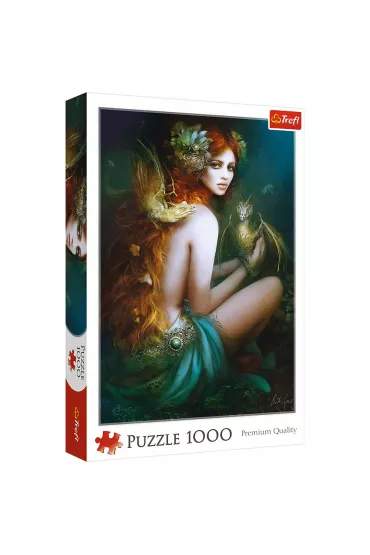 Puzzle 1000 el. Przyjaci�ka smok�w Trefl