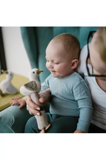 Babyono Piszczek z gryzakiem Goose Zoe
