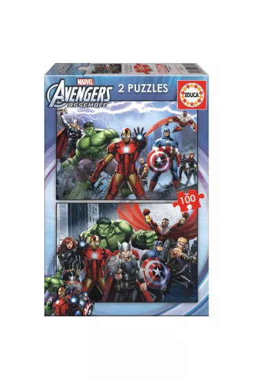 Puzzle 2x100 el. Avengers Educa