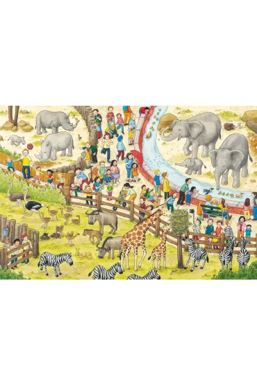 Puzzle 3x48 Wycieczka do zoo Schmidt